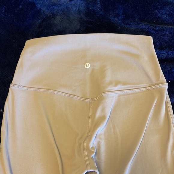Double lined nude lululemon leggings - Picture 2 of 4